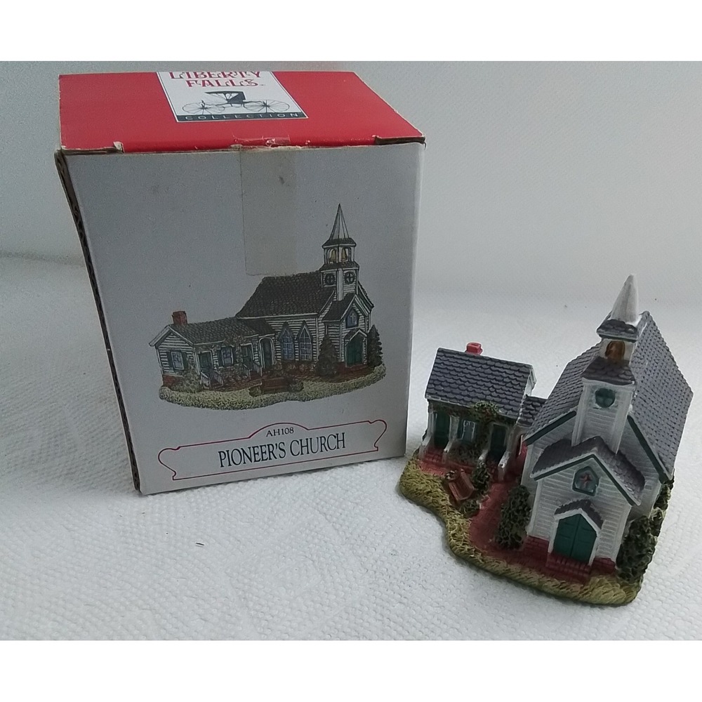 Liberty‎ Falls Collection Pioneer's Church Box Included AH108 1996